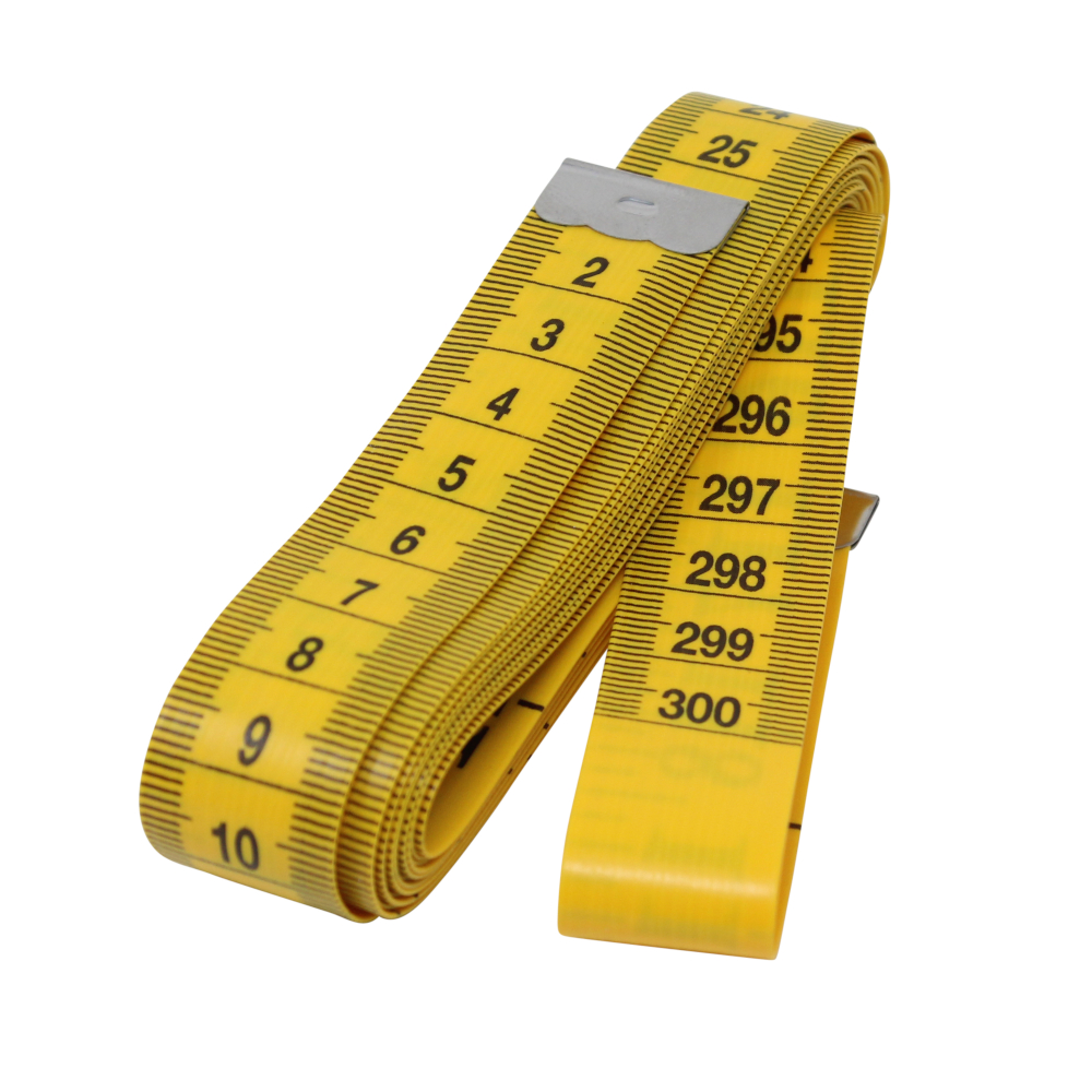 Schneidermaßband GELB - 300cm