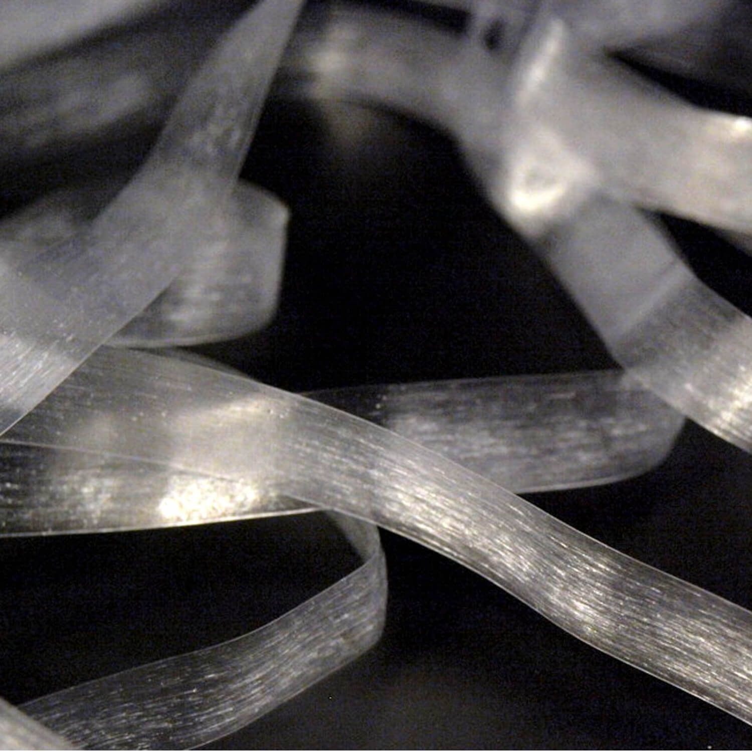 Gummilitze elastisch aus Silikon - 6mm breit - Transparent