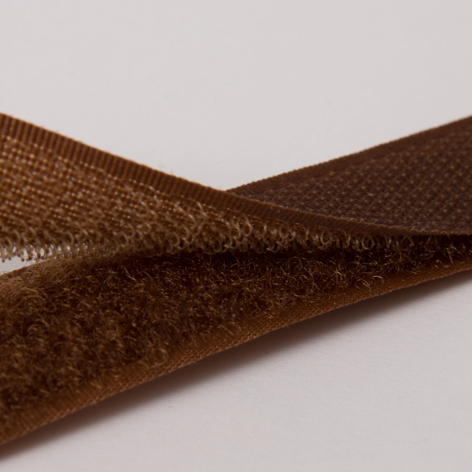 20 mm Klettband - Haken & Flauschband - NÄHBAR - Havanna Braun (163)