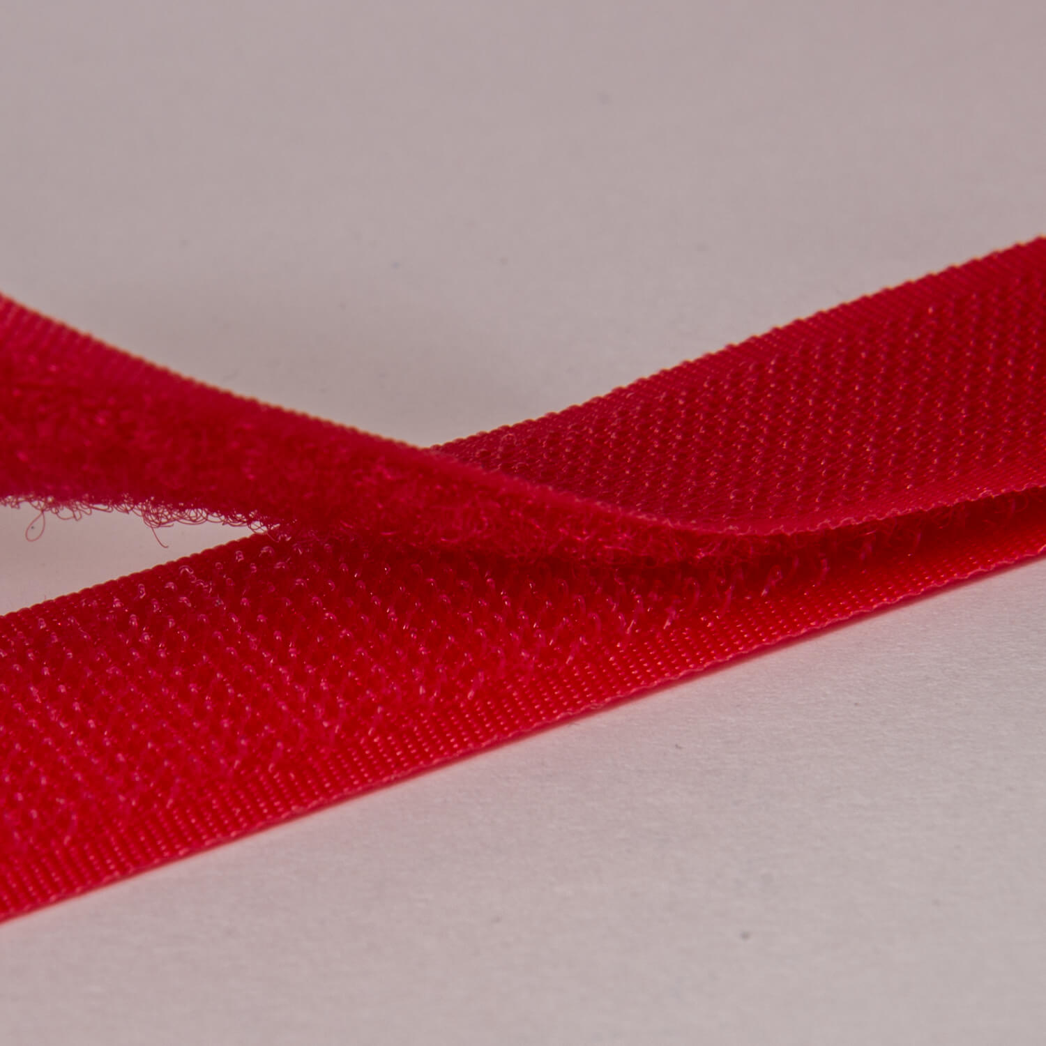 20 mm Klettband - Haken & Flauschband - NÄHBAR - Rot (529)