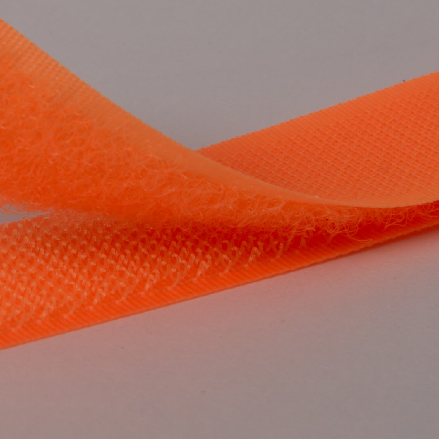 20 mm Klettband - Haken & Flauschband - NÄHBAR - Neonorange (406)