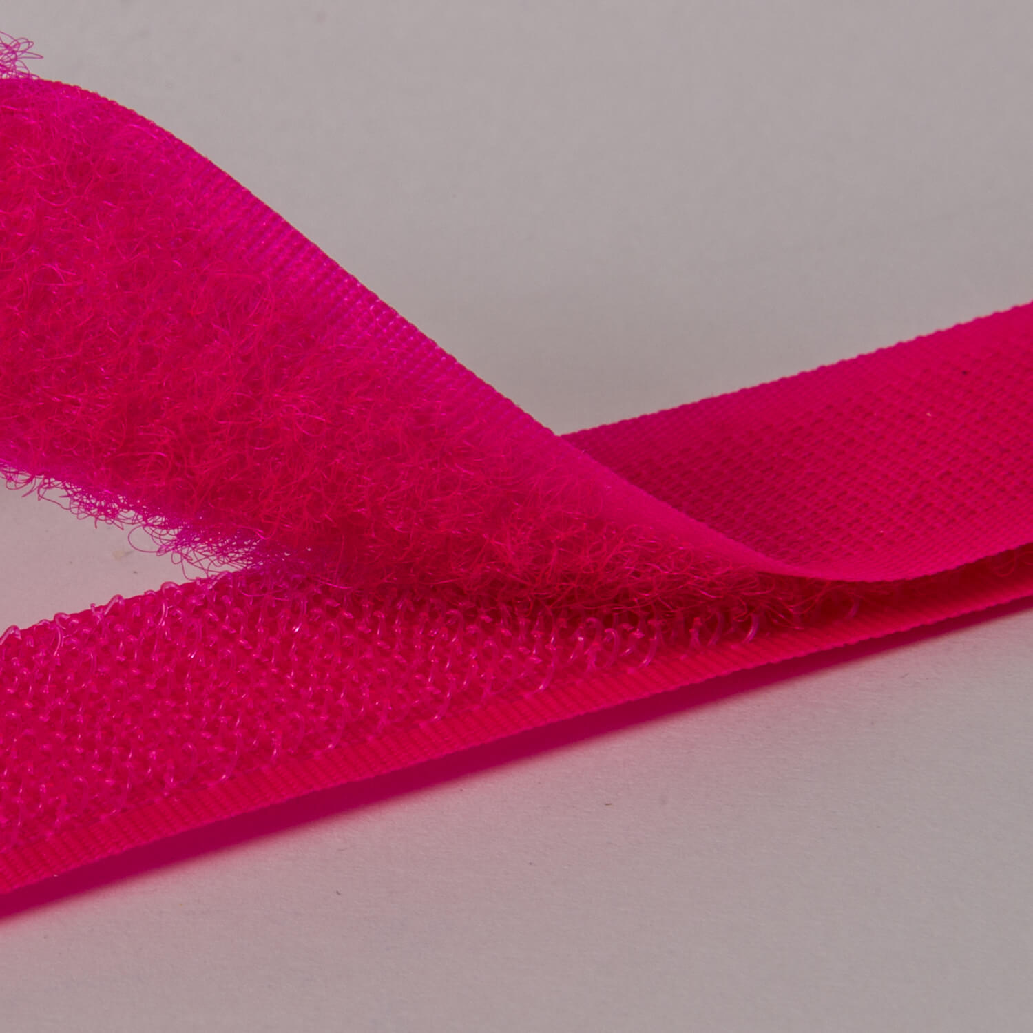 20 mm Klettband - Haken & Flauschband - NÄHBAR - Neonpink (424)