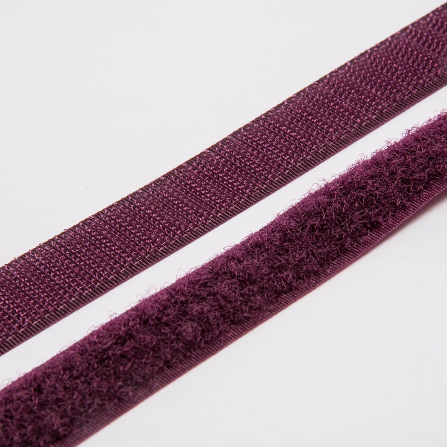 20 mm Klettband - Haken & Flauschband - NÄHBAR - Rostrot (541)