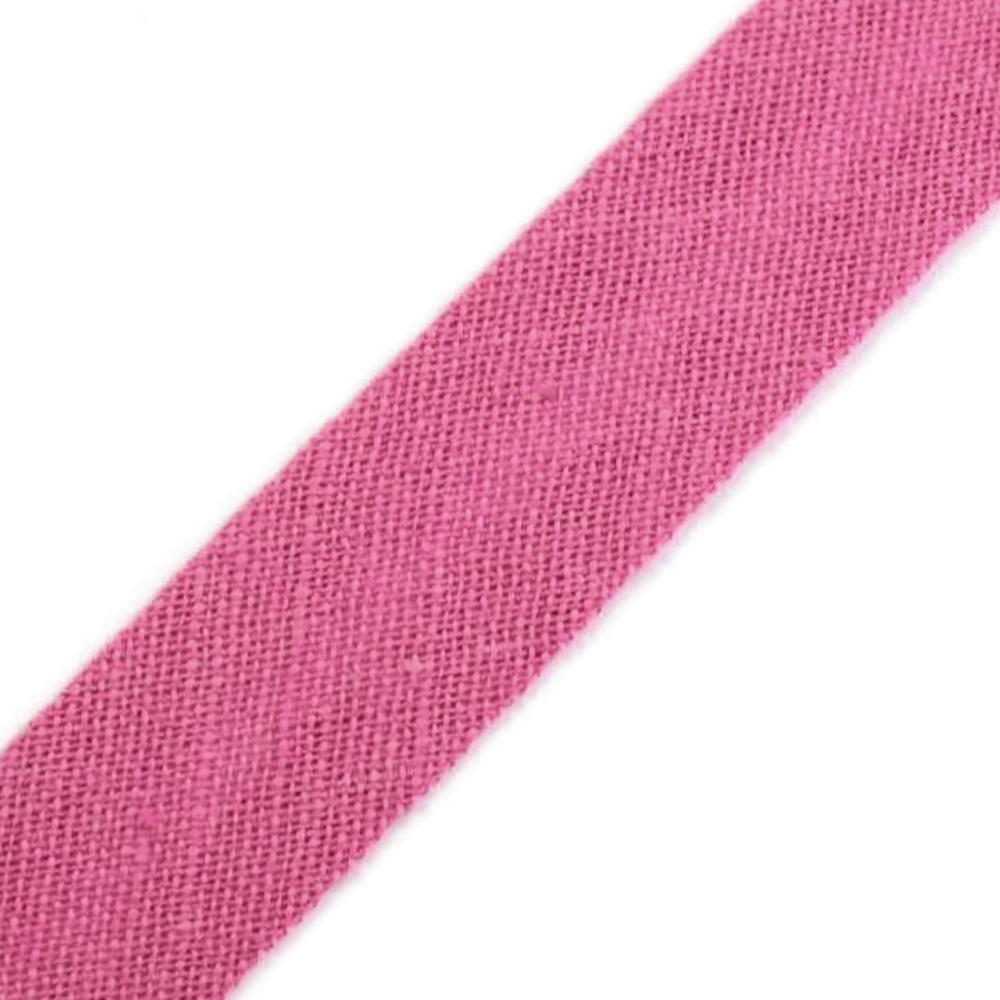 Schrägband aus Baumwolle 14mm breit gefalzt in Bubblegum (773)