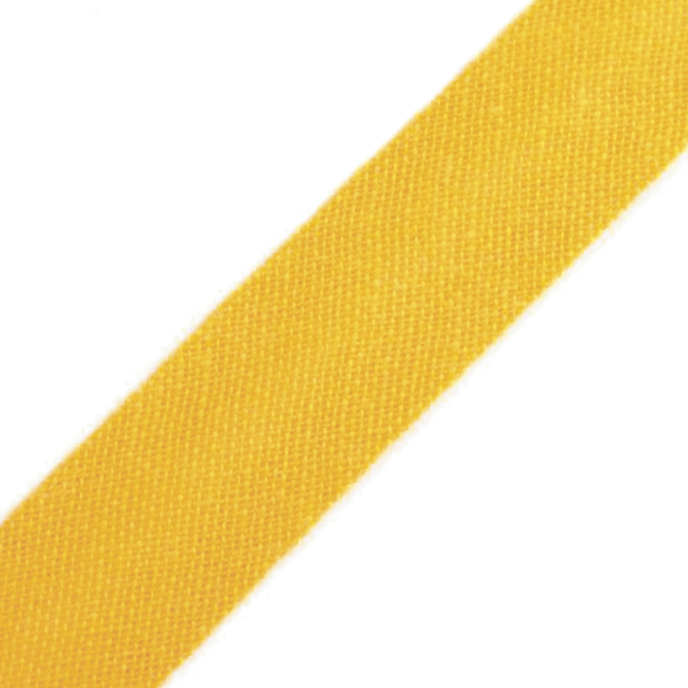 Schrägband aus Baumwolle 14mm breit gefalzt in Daffodil (662)