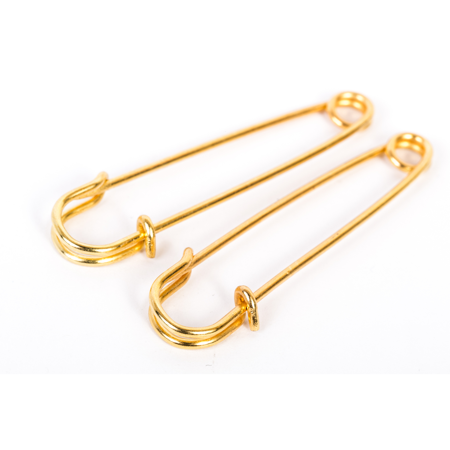 2 Kilt Nadeln - 76mm - Gold