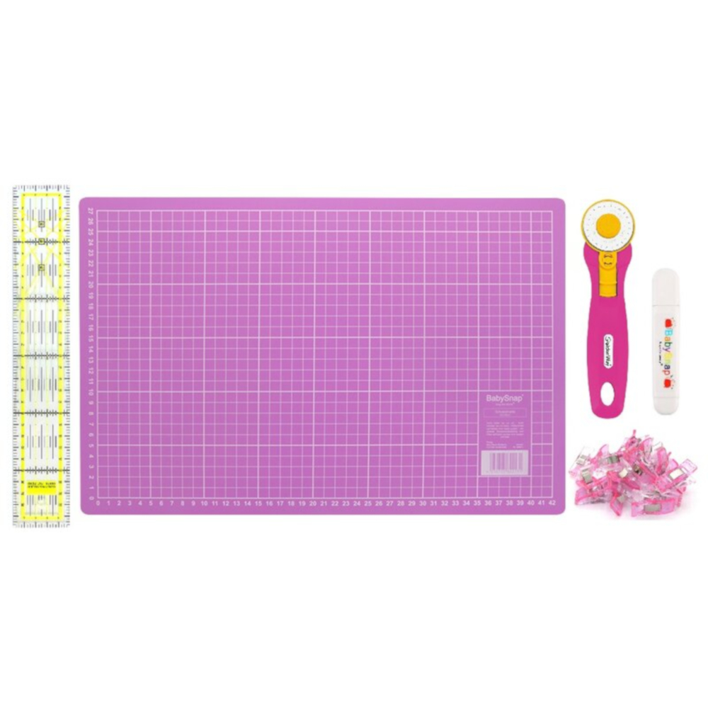 BabySnap Patchwork Set Mini (45x30 cm) pink