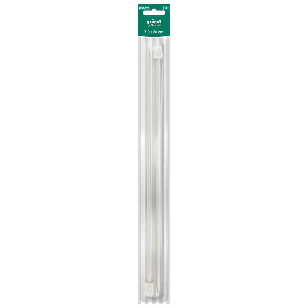 GRÜNDL | Jackenstricknadel  - Aluminium - 36 cm - Gr: 7,0 (1239-700)