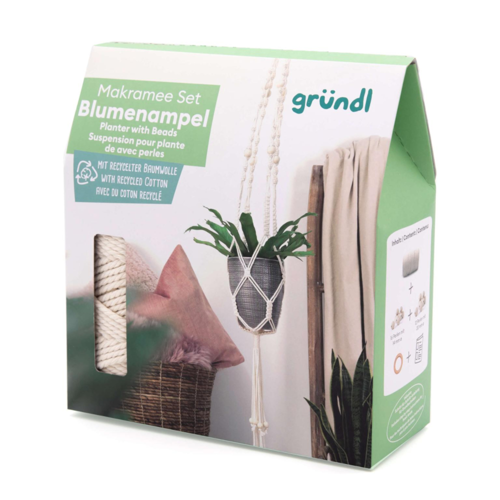 GRÜNDL | DiY Makramee - Blumenampel (4928-SB-02 )