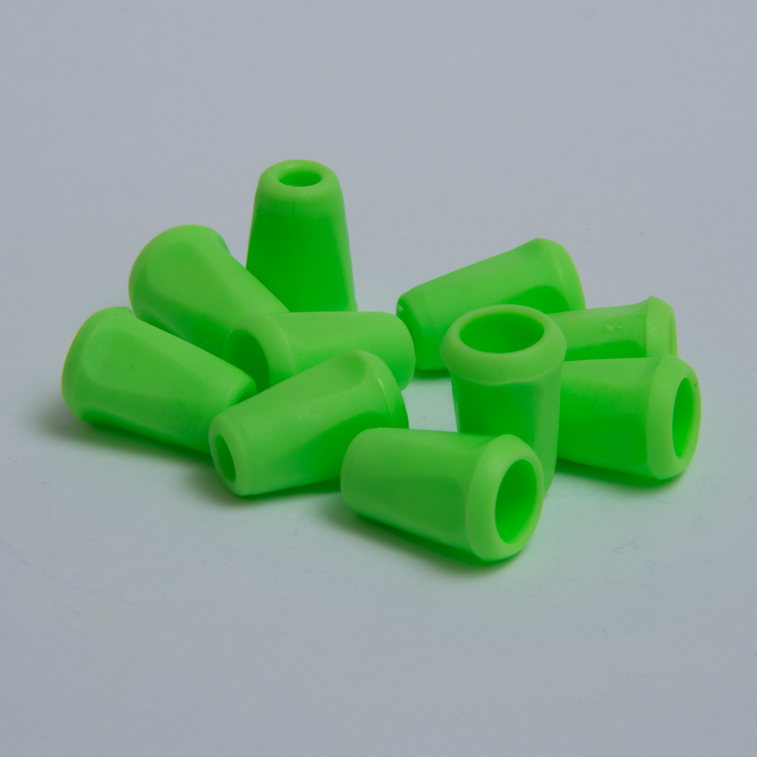 10 Kordelstopper Endstücke 12x17 mm