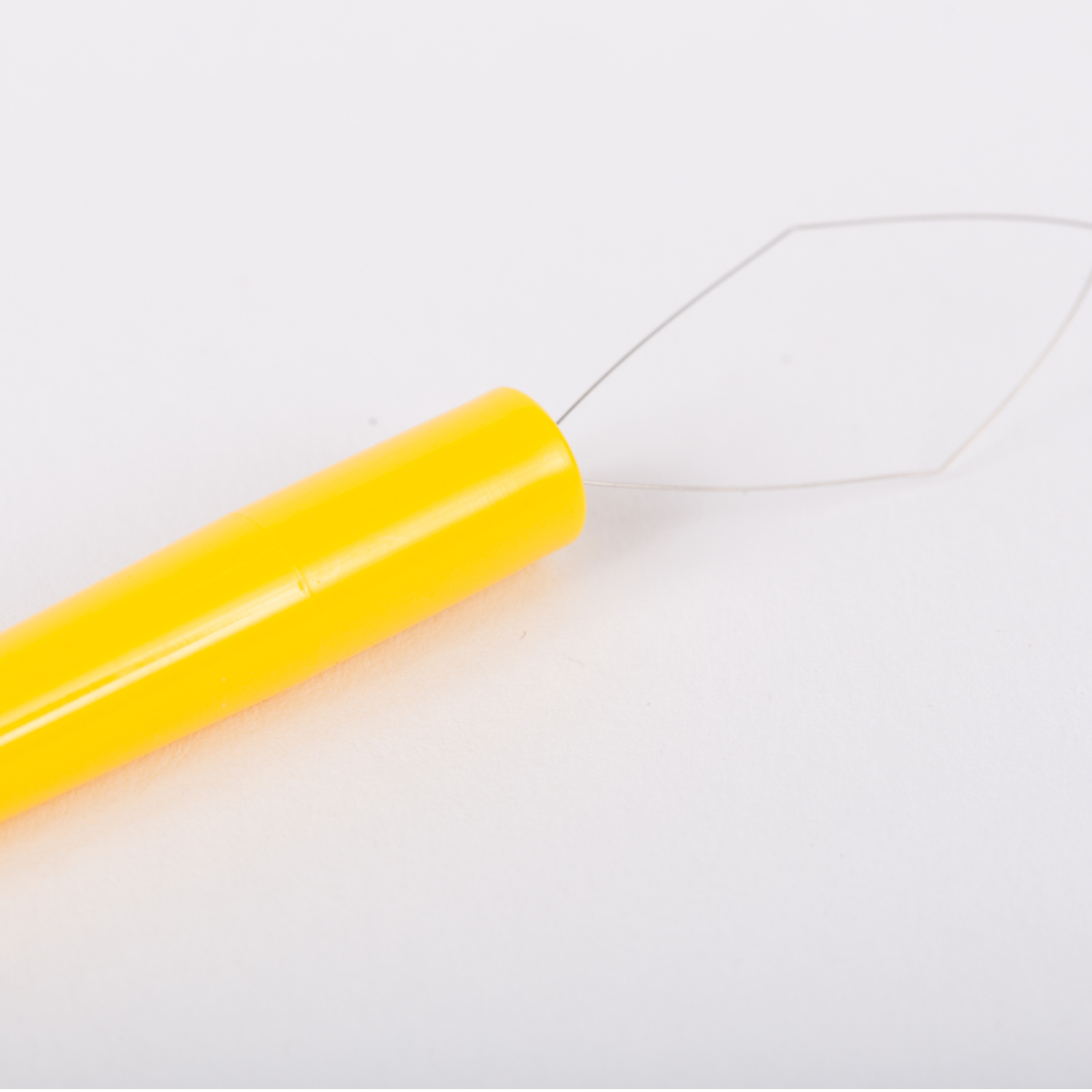 1x Einfädler mit Schutzkappe - 85mm - GELB
