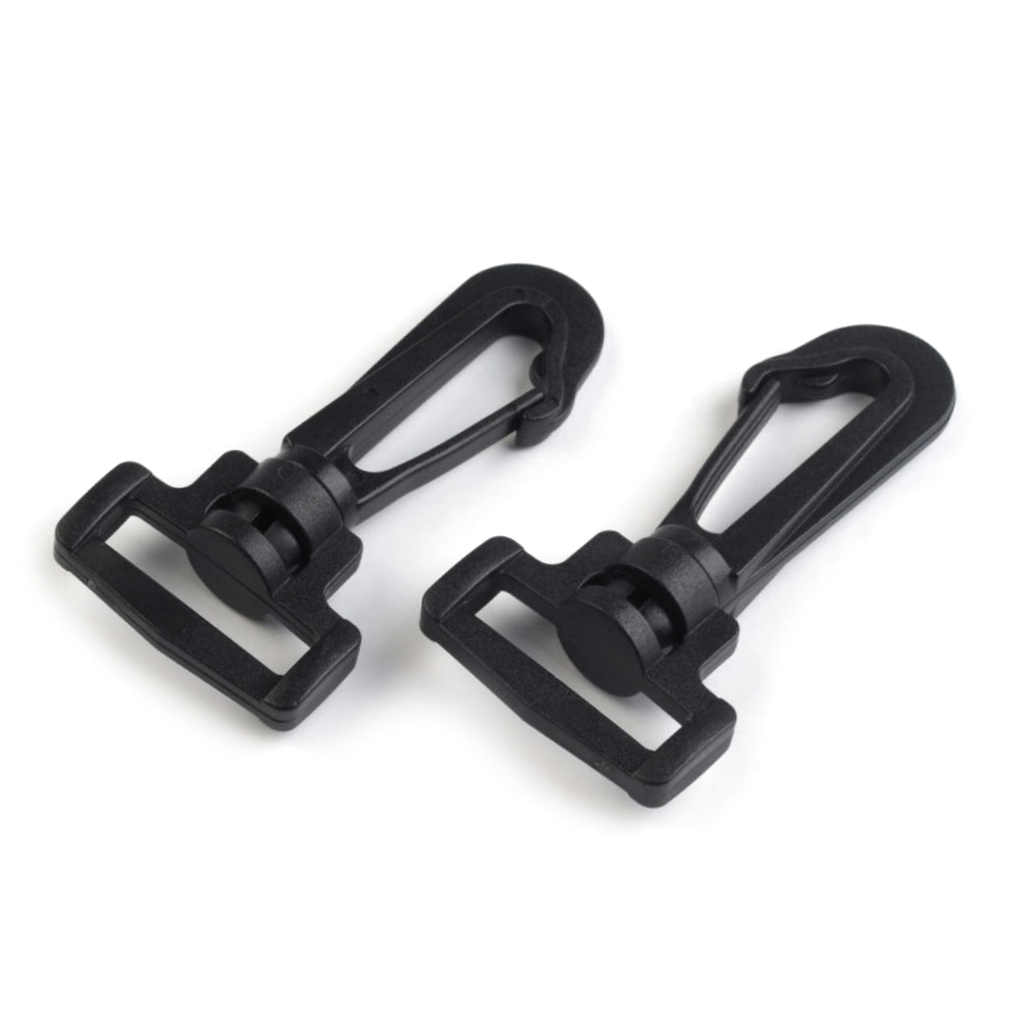 Karabiner - Kunststoff - 25mm Schwarz