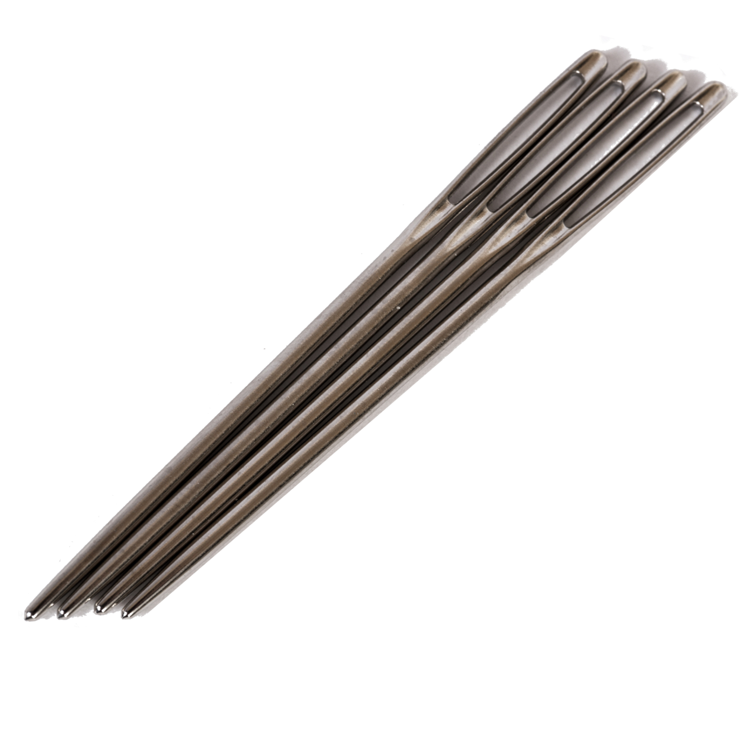 4 Sticknadeln ohne Spitze Nr. 16