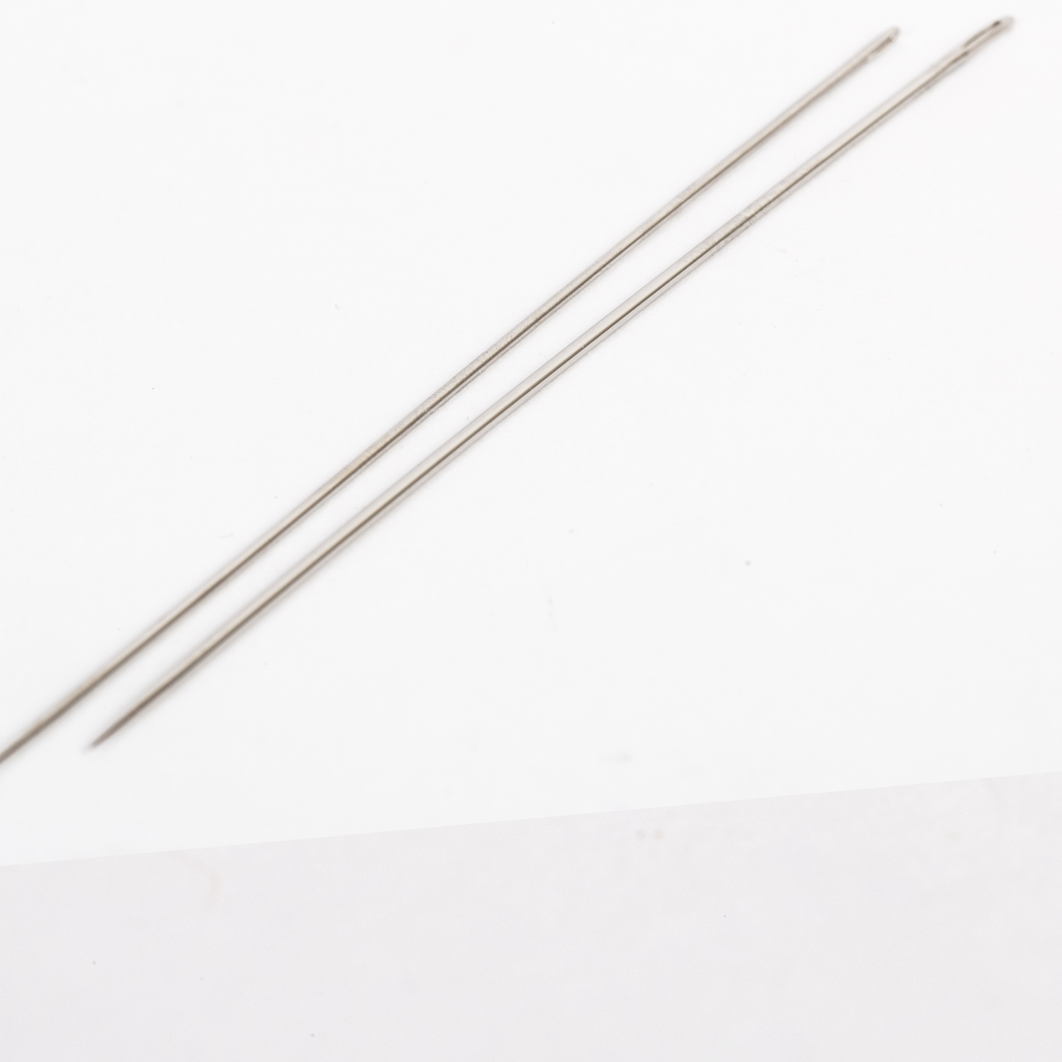 2 Puppennadeln - 12cm lang - 1,0 + 1,2 mm