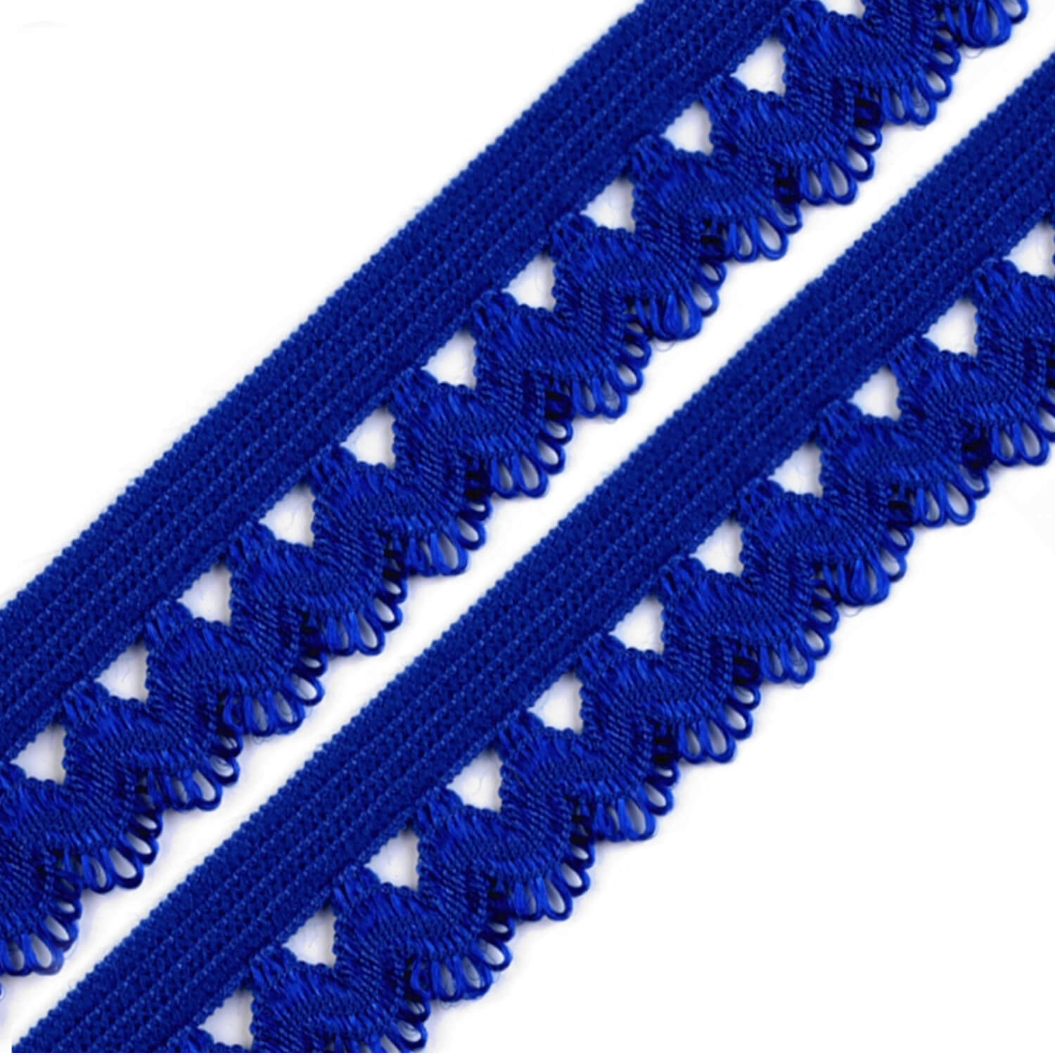 Rüschengummi - 15mm - Tintenblau (16)
