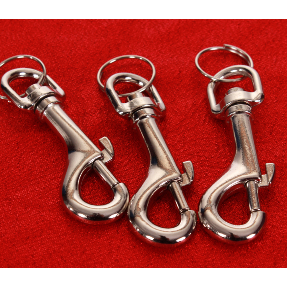 Karabiner mit Schlüsselring - 65mm