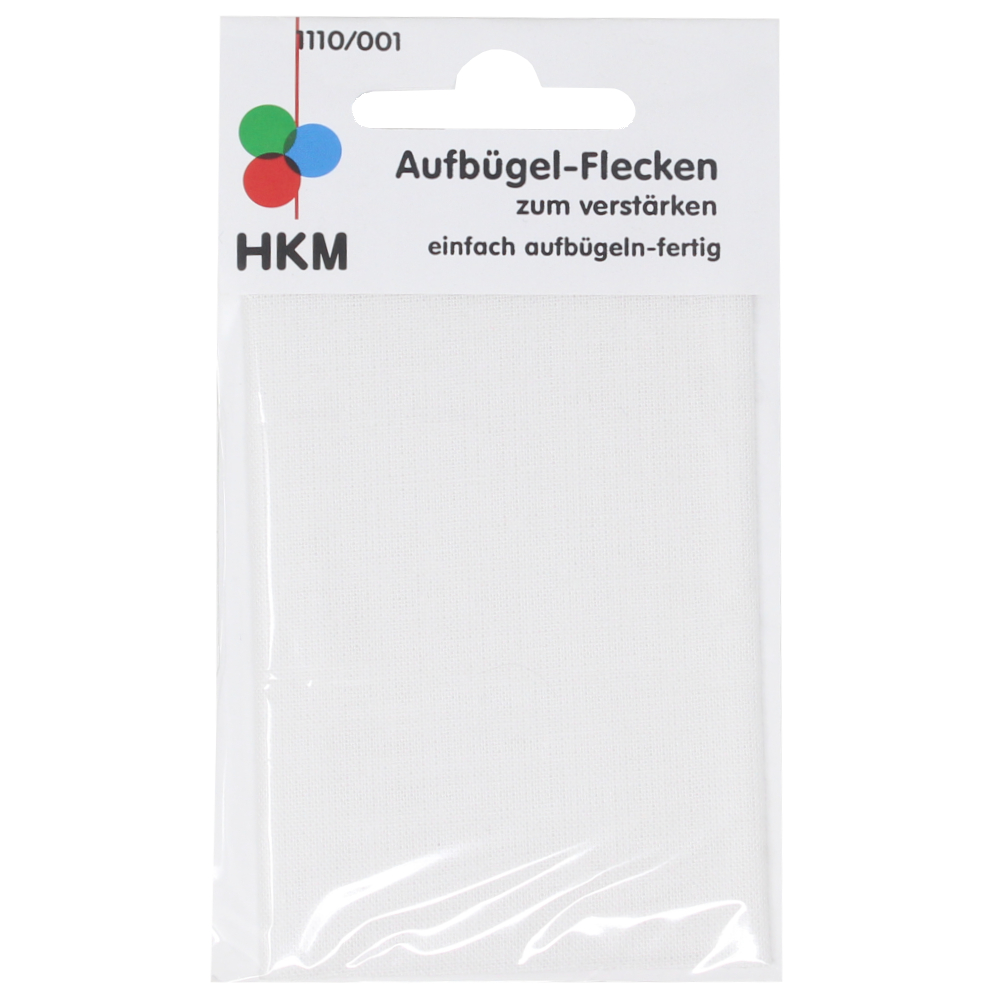 Aufbügel Flecken extra soft - 8,5 x 25,0 cm - Unifarben