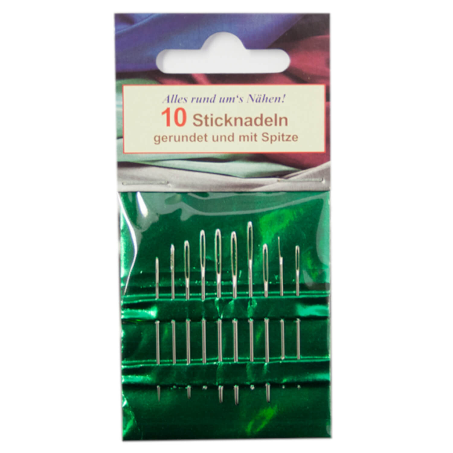 A.Z. | 10 Sticknadeln gerundet und mit Spitze