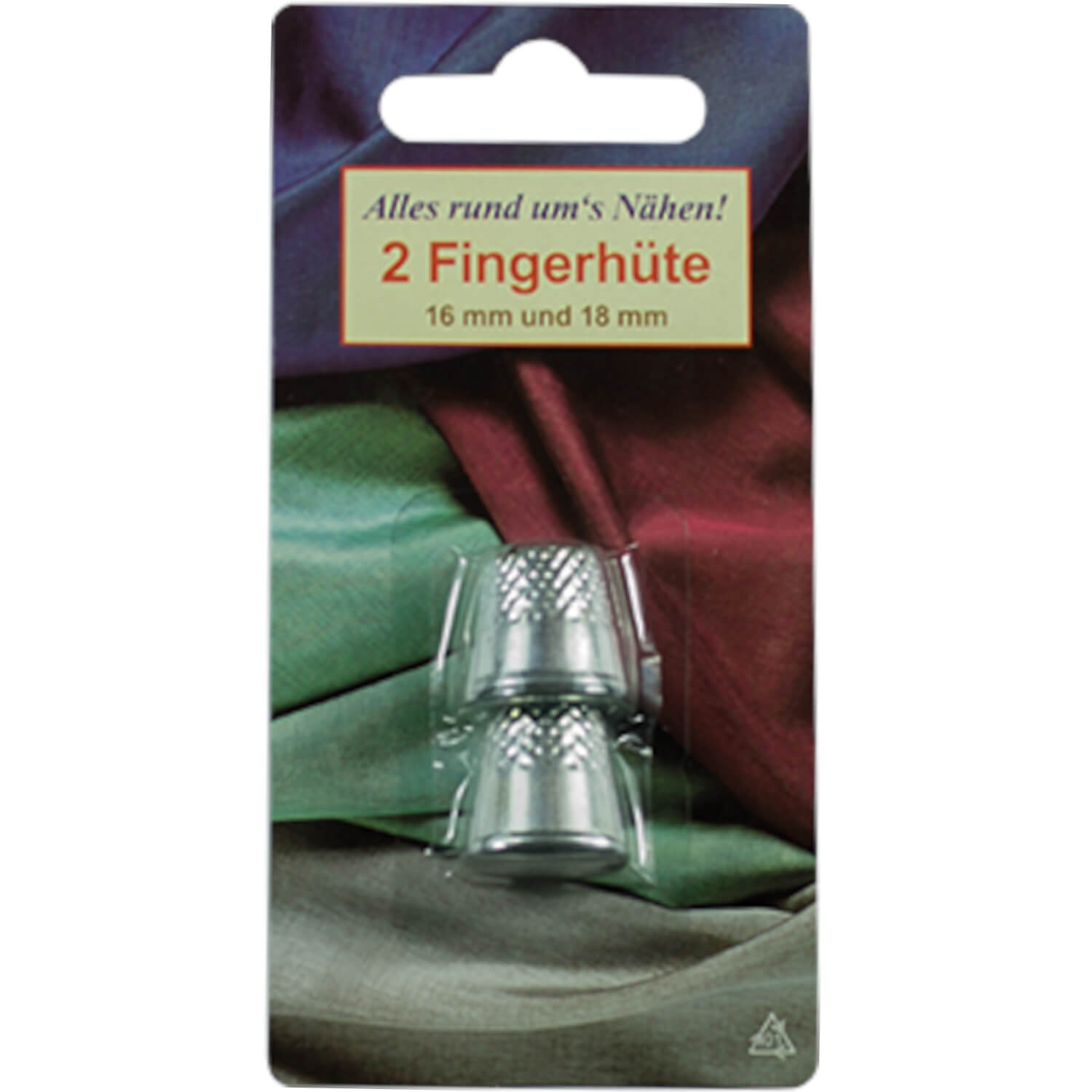 A.Z. | 2 Fingerhüte 16 mm und 18 mm