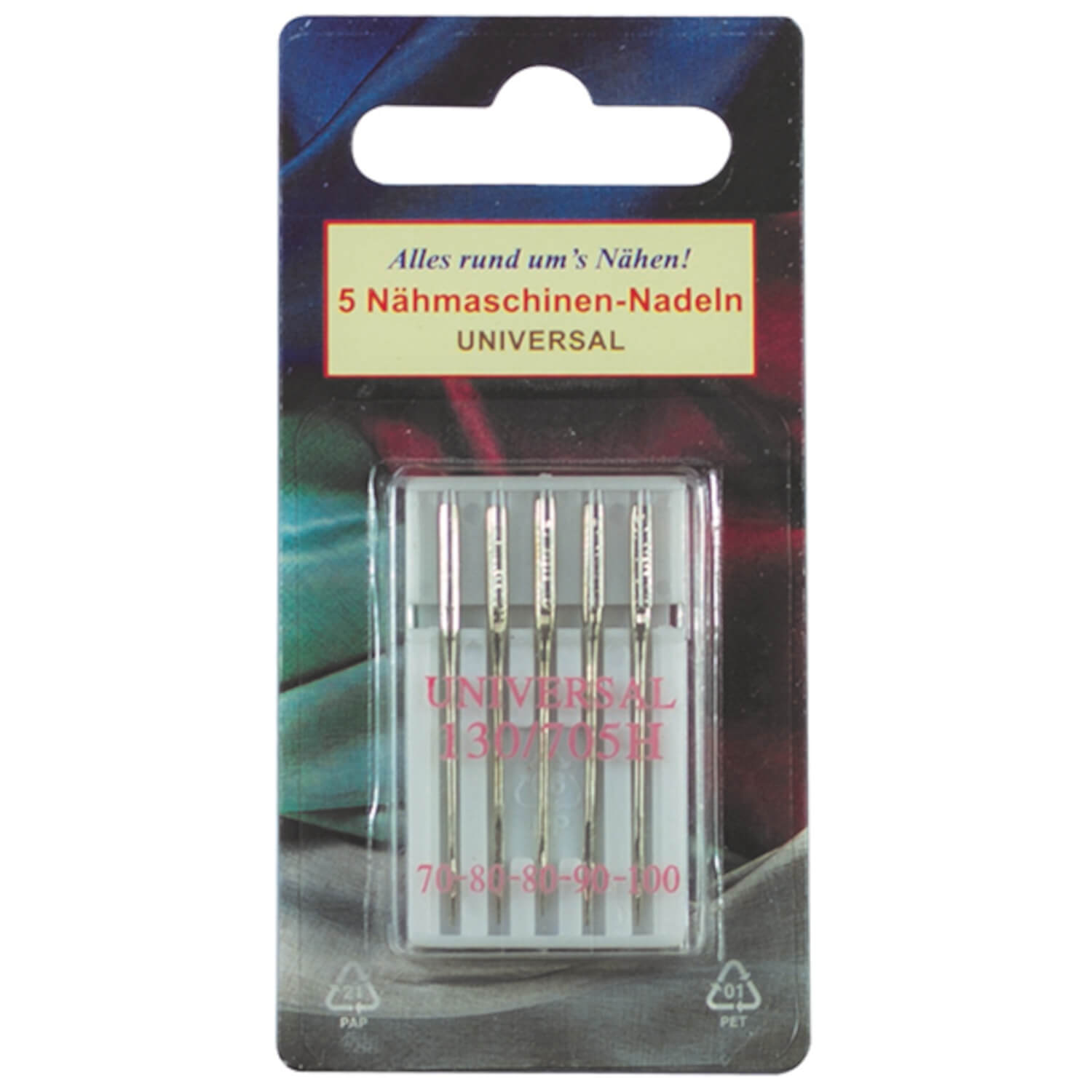 A.Z | 5 Nähmaschinen-Nadeln Universal 70-80-80-90-100