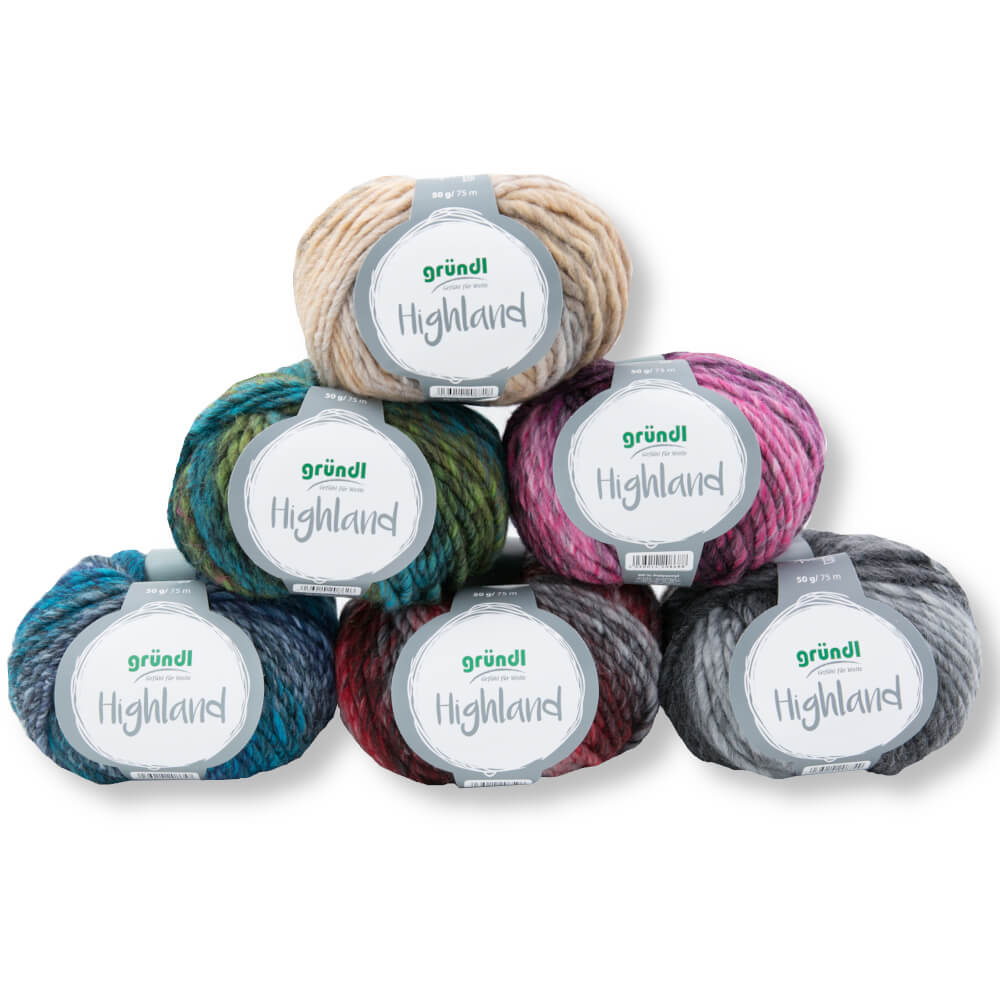 GR | Highland 50 g Wollknäuel (ca. 75 m)