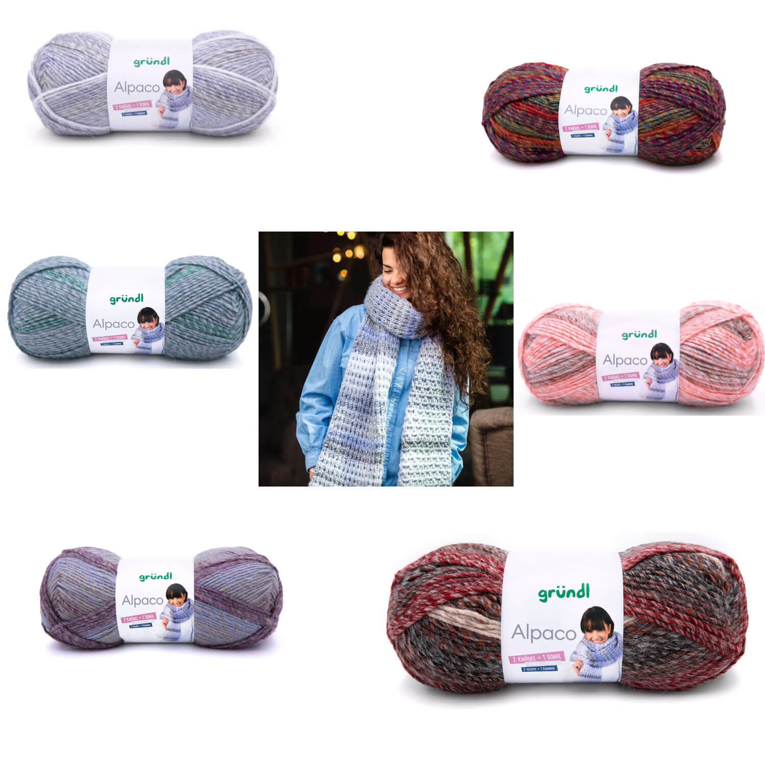 GRÜNDL | Alpaco Wolle 200g Knäuel
