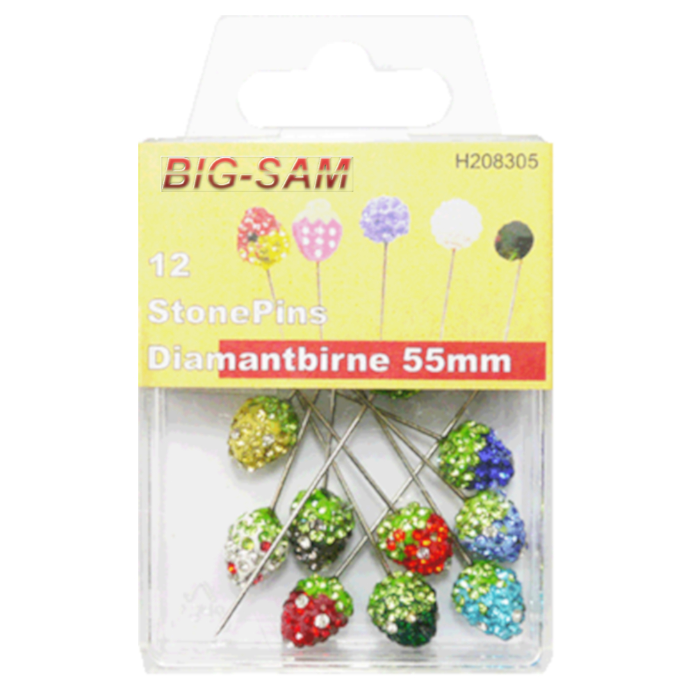 12 StonePins Diamantbirne - 0,8 x 55mm