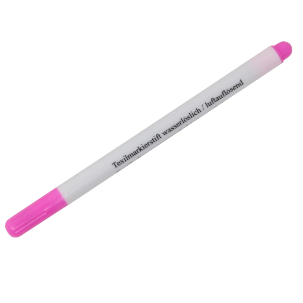 Textilmarkierstift wasserlöslich & luftauflösend - Pink