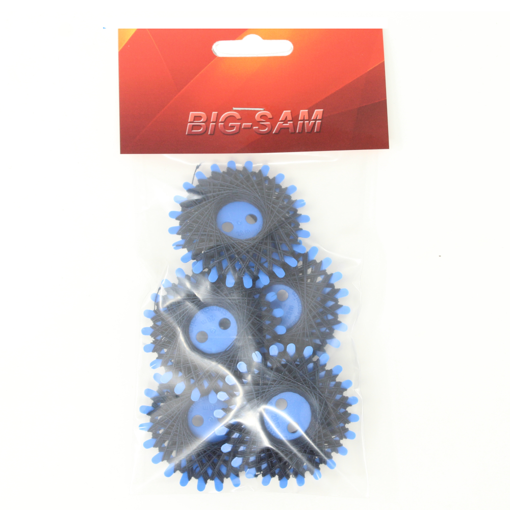 5x Sternzwirn mit je 20m aus 100% Baumwolle Nm 30/3 in Marine Blau