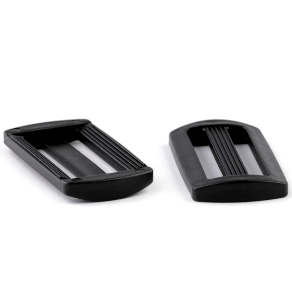 10 Gurtversteller aus Kunststoff 40 mm in Schwarz