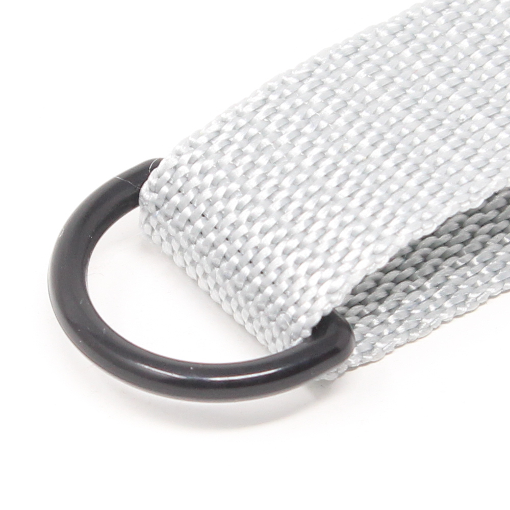 10 D-Ringe aus Kunststoff für Gurtbänder bis 30 mm Breite in Schwarz