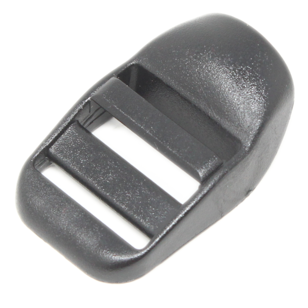 5 Gurtband Schnallen aus Kunststoff 20mm in Schwarz (40x25mm)
