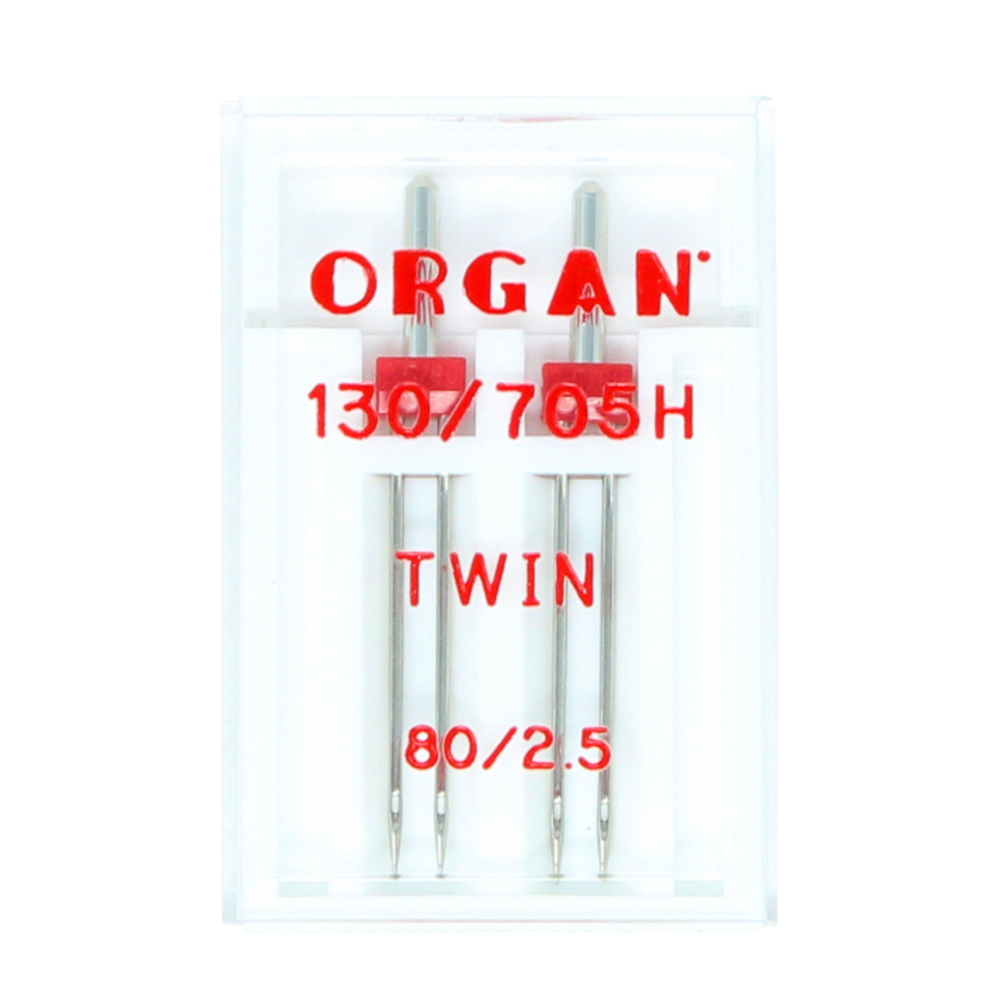 ORGAN | 2 TWIN - Doppelnadel 80/2.5