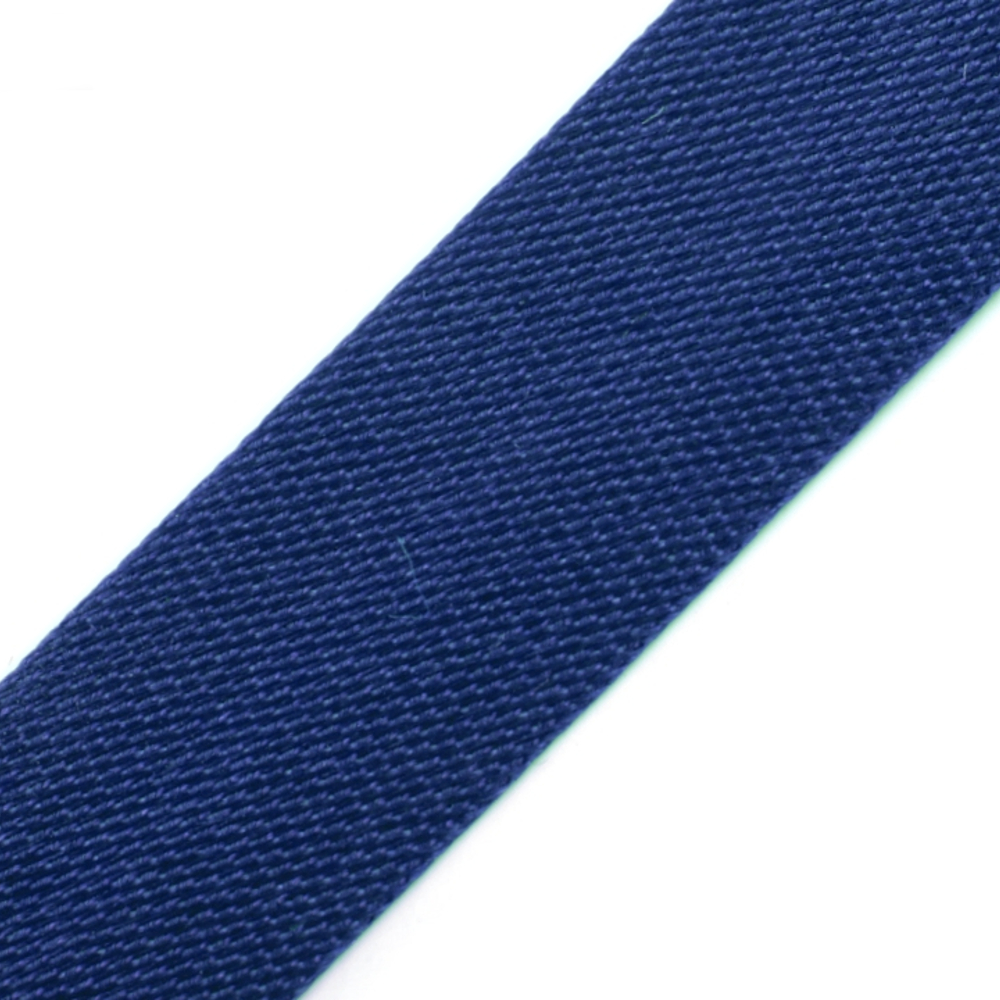 10 Meter Satin Schrägband 15mm Breit (gefalzt) in Königsblau