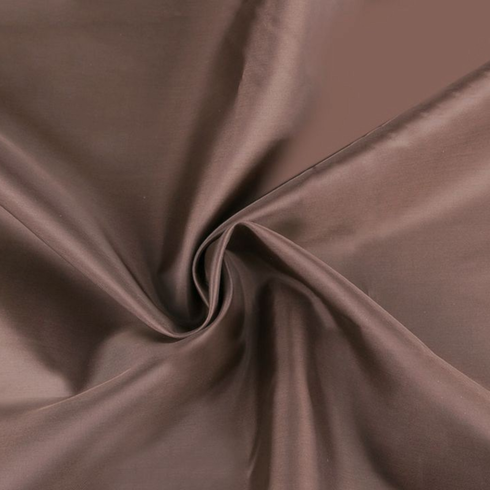0,5m | Futterstoff 150cm Breit aus 100% Polyester in Hellbraun