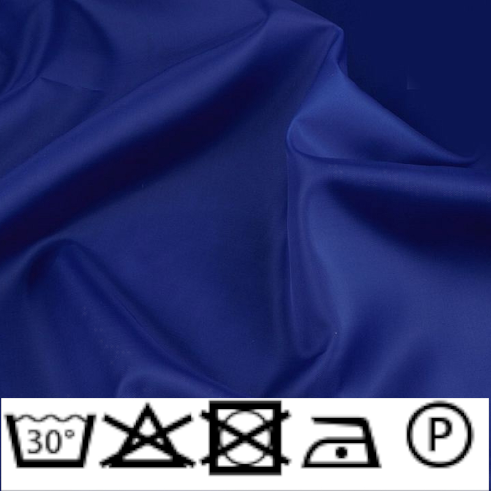 0,5m | Futterstoff 150cm Breit aus 100% Polyester in Marine Blau