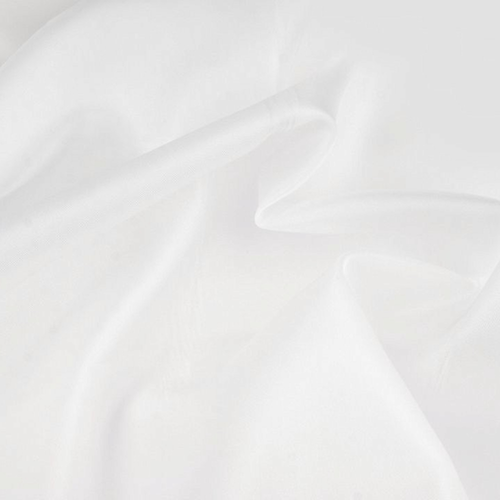 0,5m | Futterstoff 150cm Breit aus 100% Polyester in Weiß