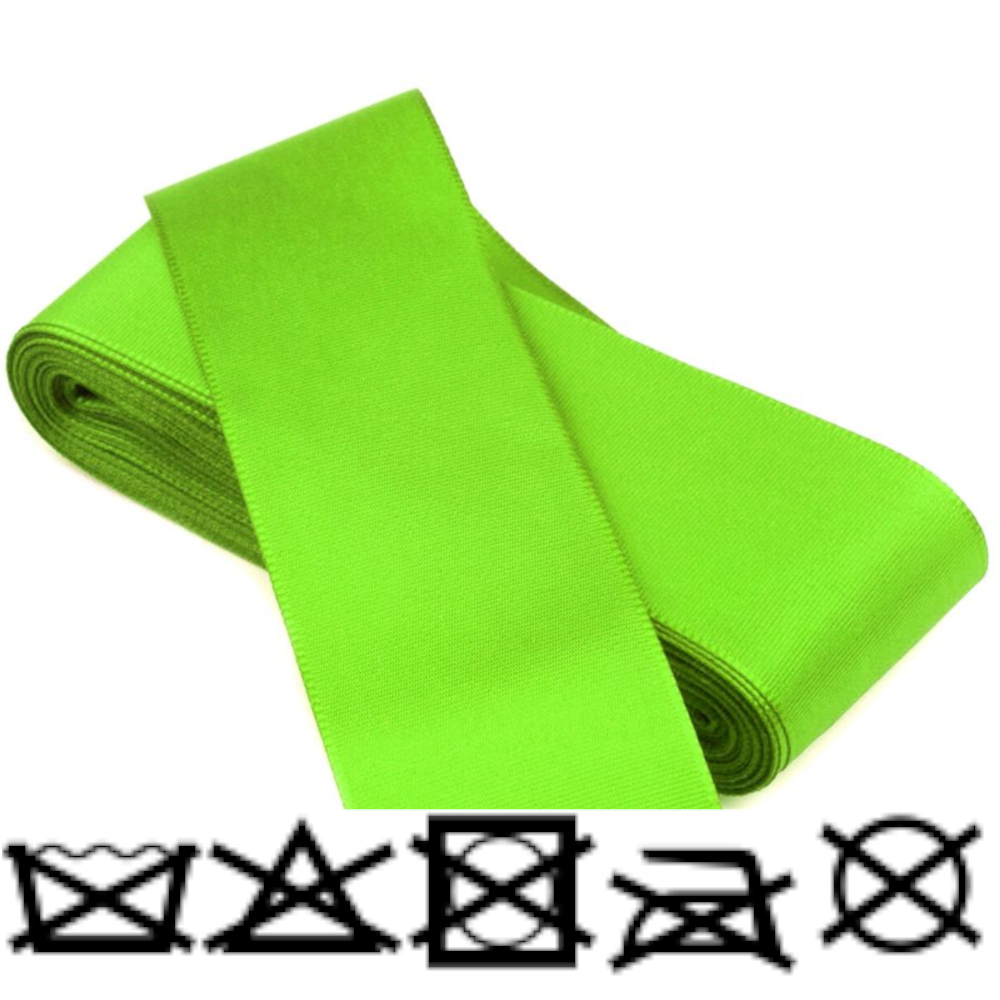 Taftband - Schleifenband - aus Polyester 52mm Breit in Limettengrün