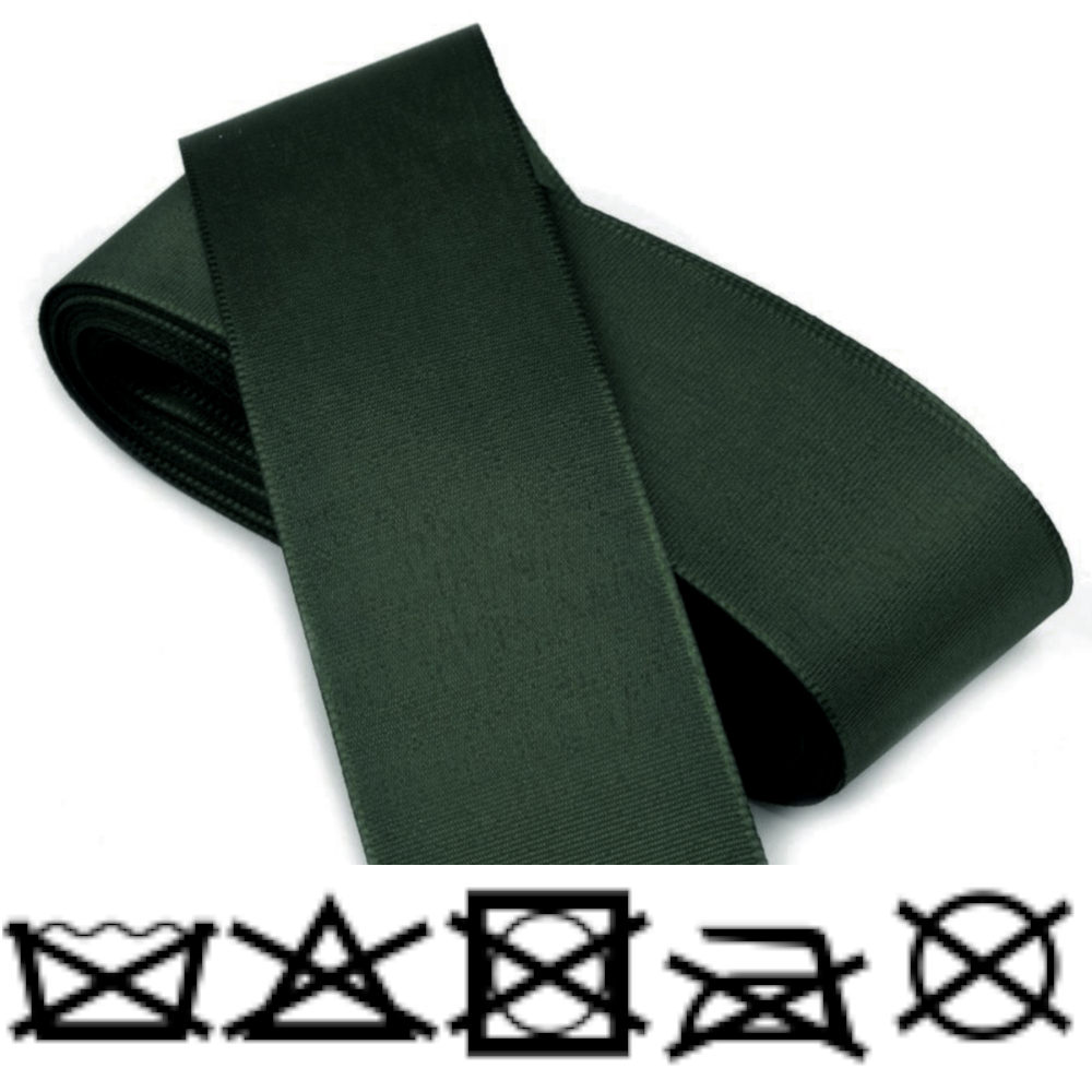 Taftband - Schleifenband - aus Polyester 52mm Breit in Grün-Khaki