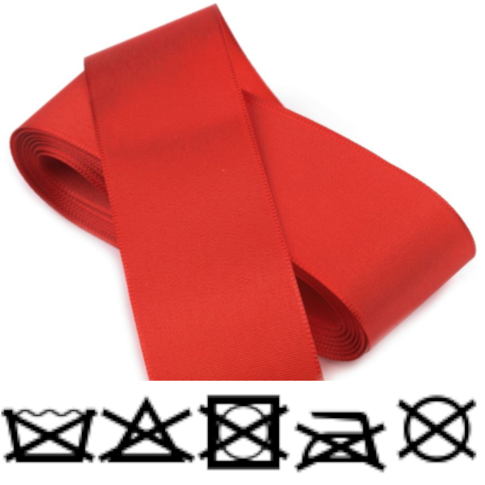 Taftband - Schleifenband - aus Polyester 52mm Breit in Scharlachrot