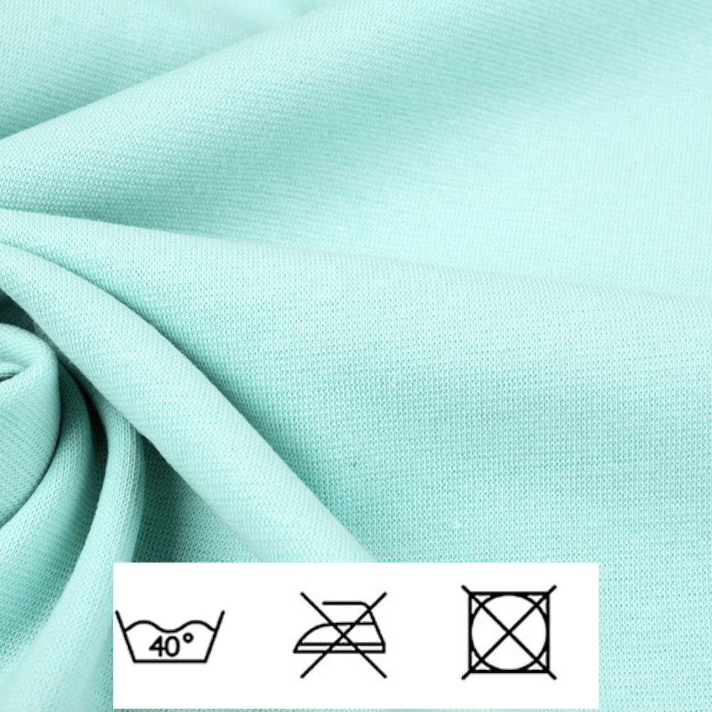 0,5m | Strickbündchen 70cm Breite in Mint