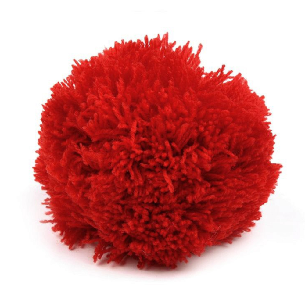 Pompon / Bommel 8,5cm Durchmesser in Rot