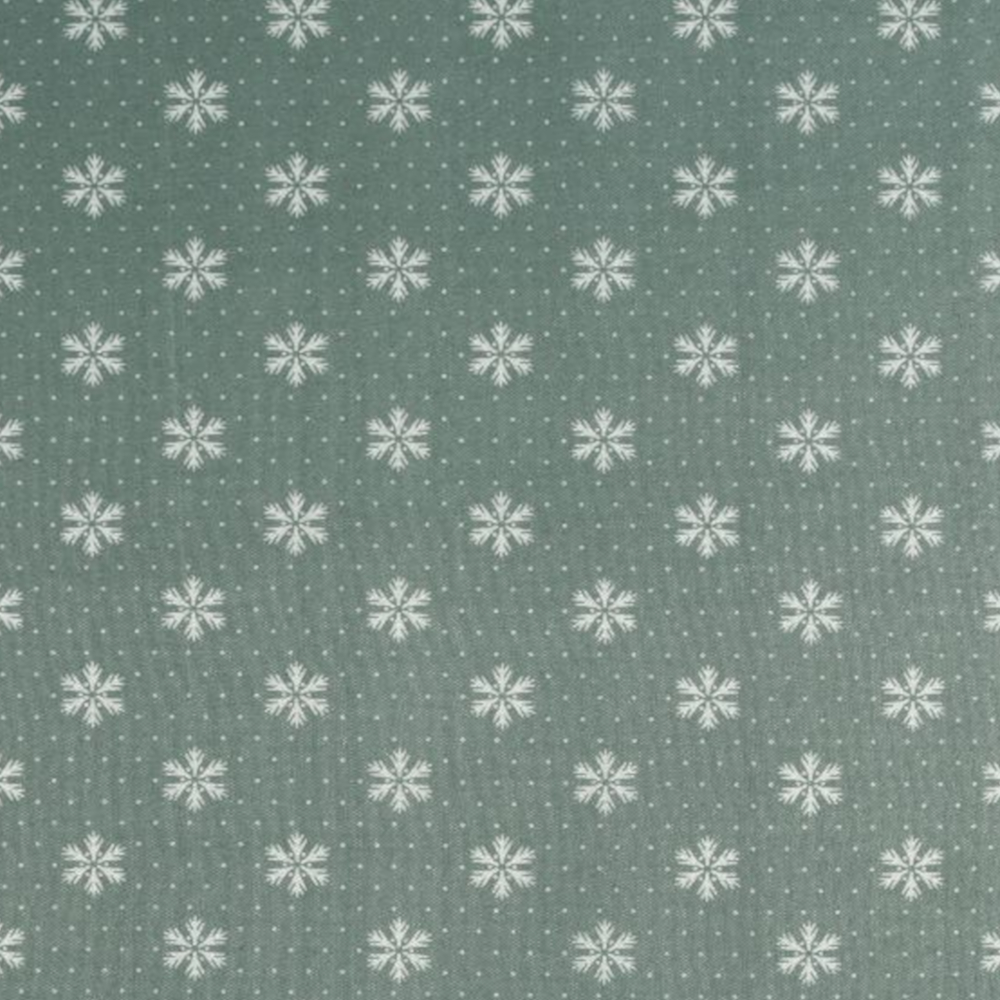 Dekostoff  Weihnachten 70g/m² - 160cm - 100% Polyester - Eis-Grün (3)