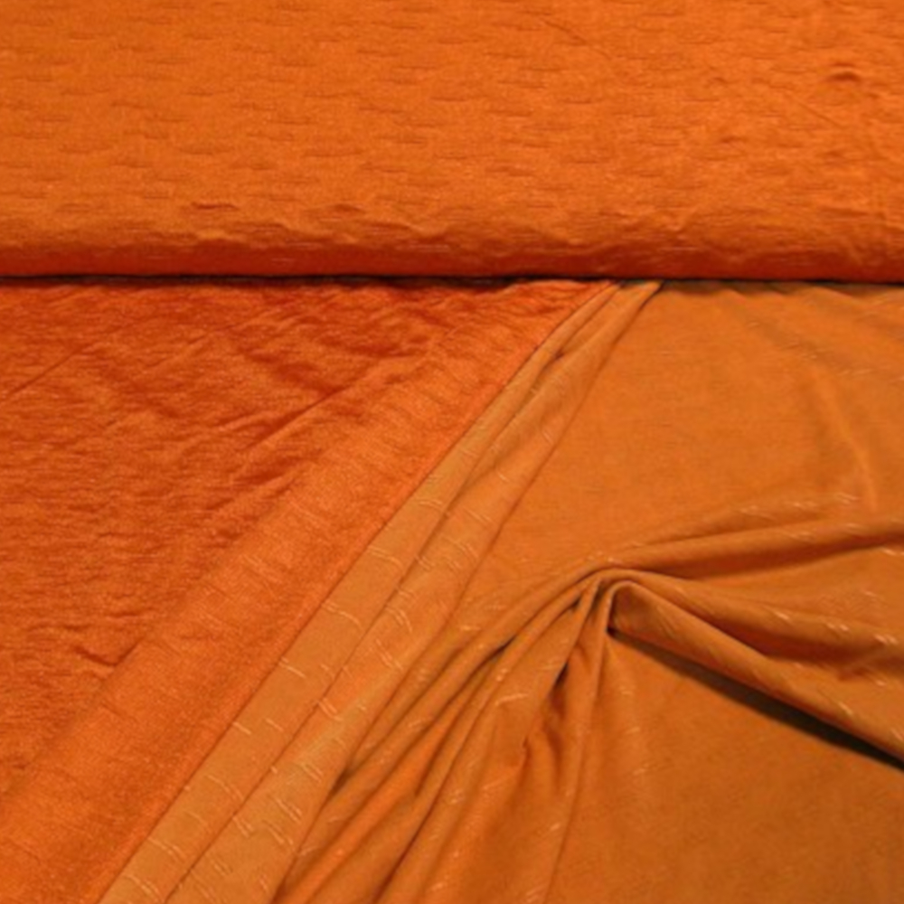1m | Doubleface Viskosejersey - uni - orange (6094)