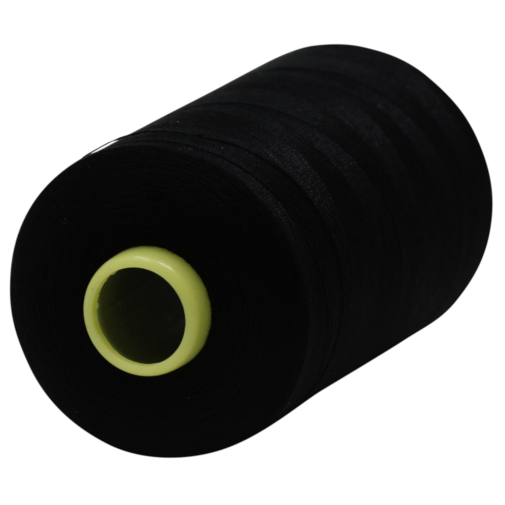 5000 yrd Overlockgarn 40/2 Polyester in Schwarz (A807)