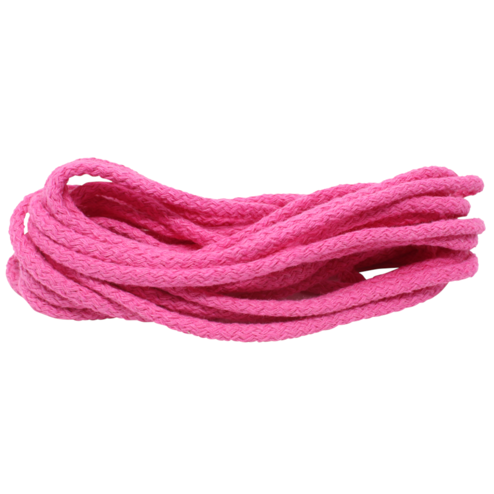 5 Meter geflochtene Baumwollschnur 5mm Durchmesser in Pink (1620)