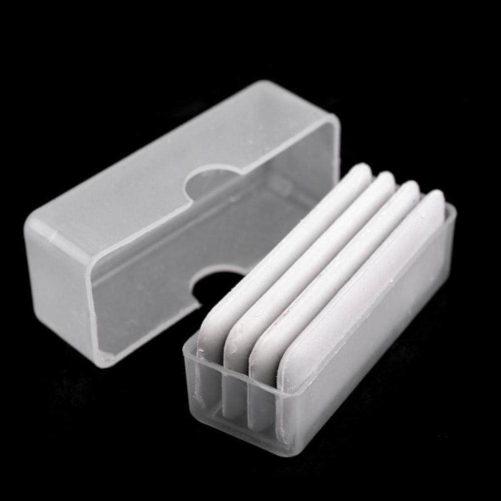 4 Stück Schneiderkreide in fester Kunststoffbox - Kreidefarbe: Weiß
