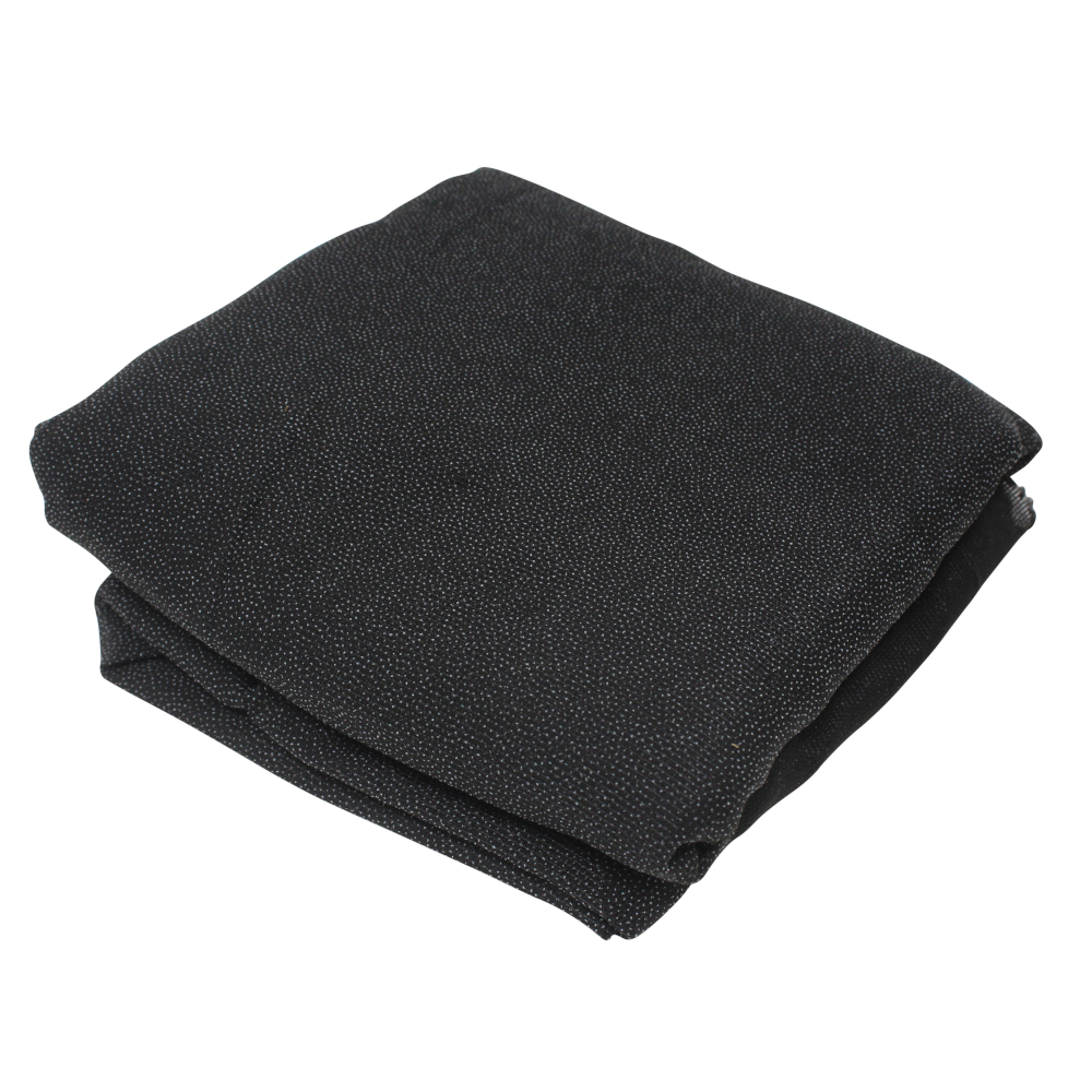 2m Bügelvlies 90cm Breite 40g/m² aus 100% Polyester in Schwarz