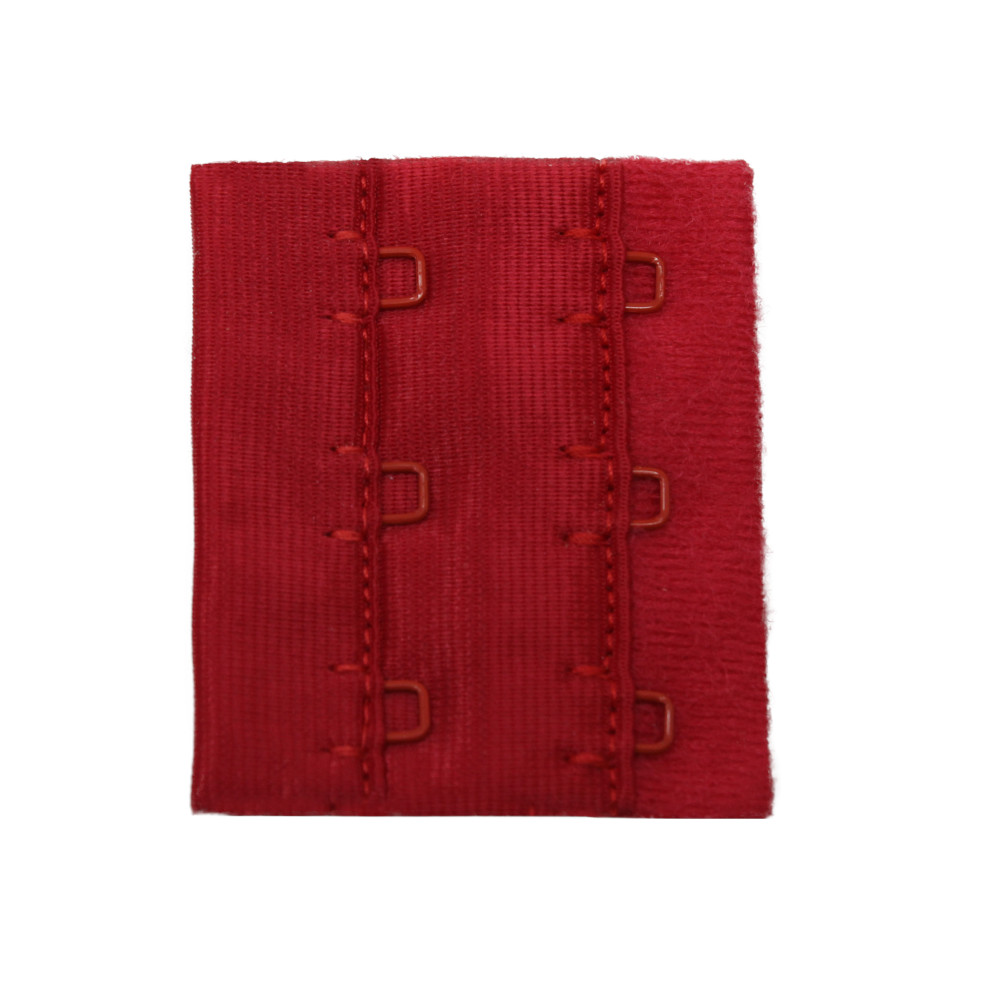3 Stück BH-Verlängerung - 3x2 - (4x5cm) in Rot
