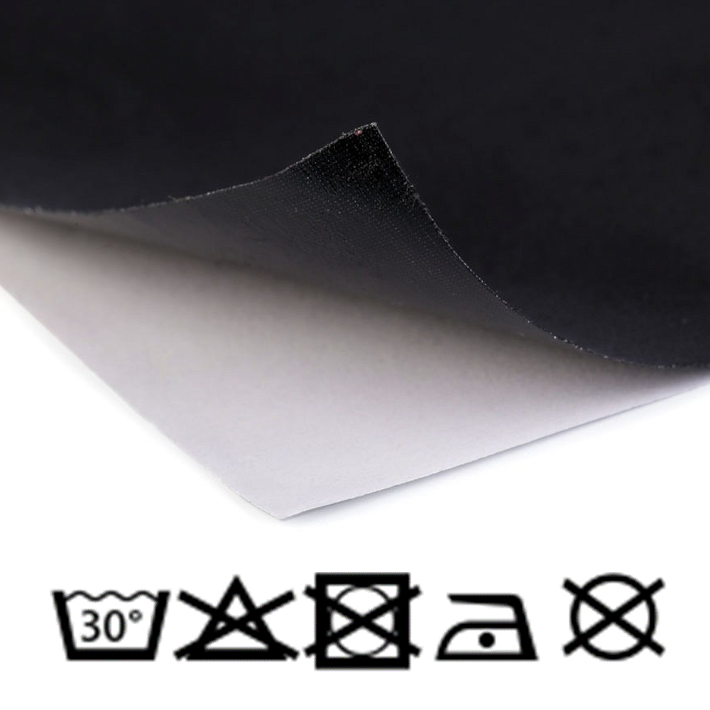 Wasserdichter Klebeflicken - 10 x 20 cm - Schwarz